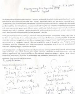 list powstańców
