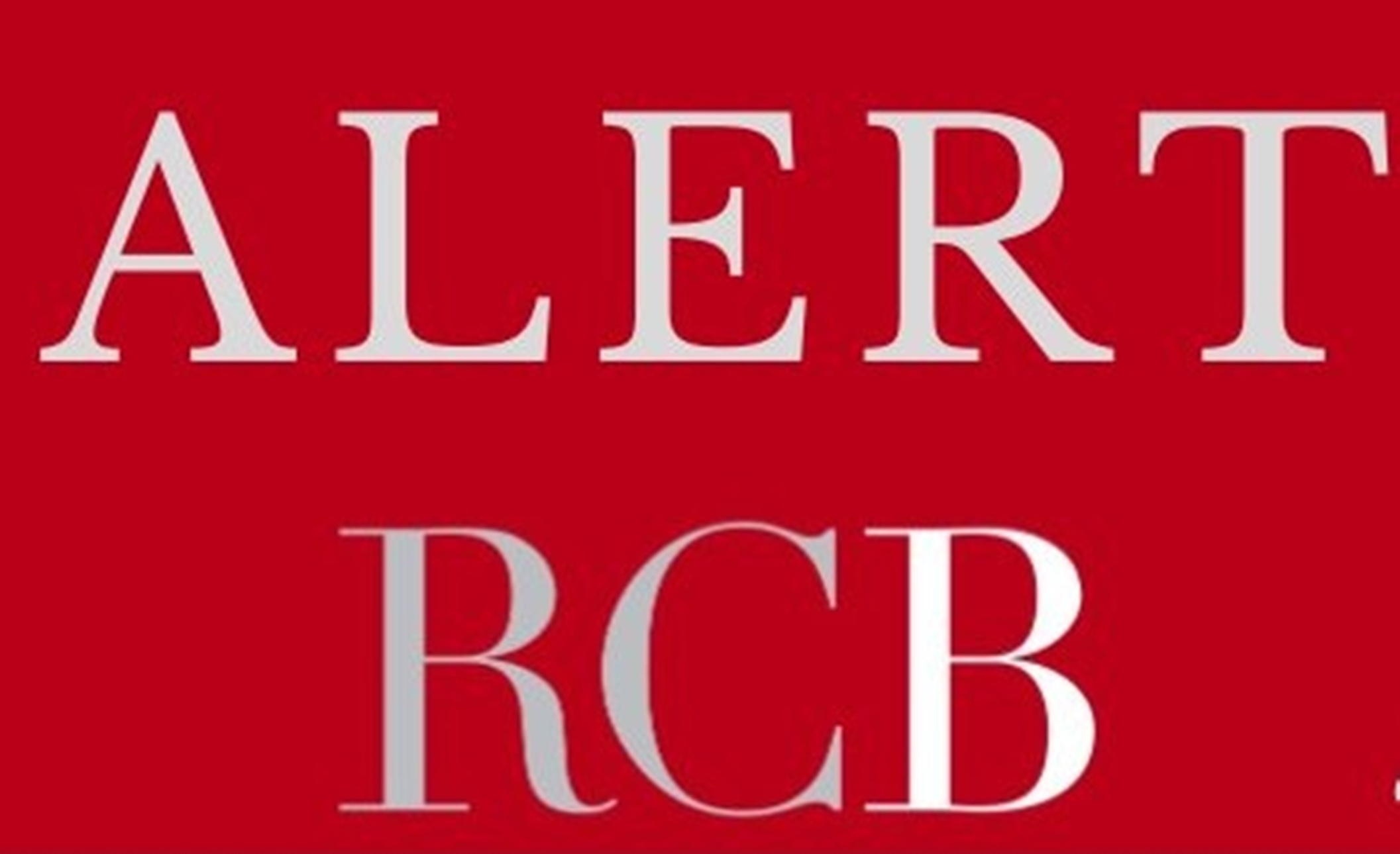 alert, alarm, rcb