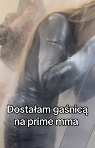 Marianna Schreiber zaatakowana gaśnicą