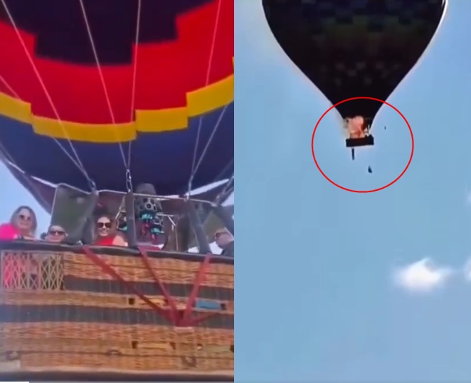 pożar balonu