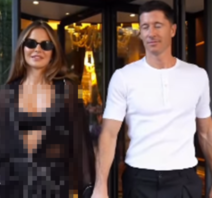 Lewandowska w pidżamie