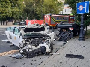 pasażerka BMW