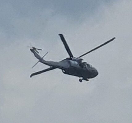 helikopter nad Kielcami dziś