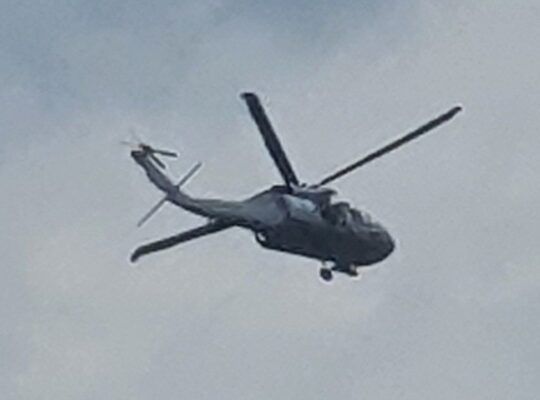 helikopter nad Kielcami dziś