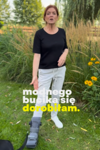 dowbor złamała nogę