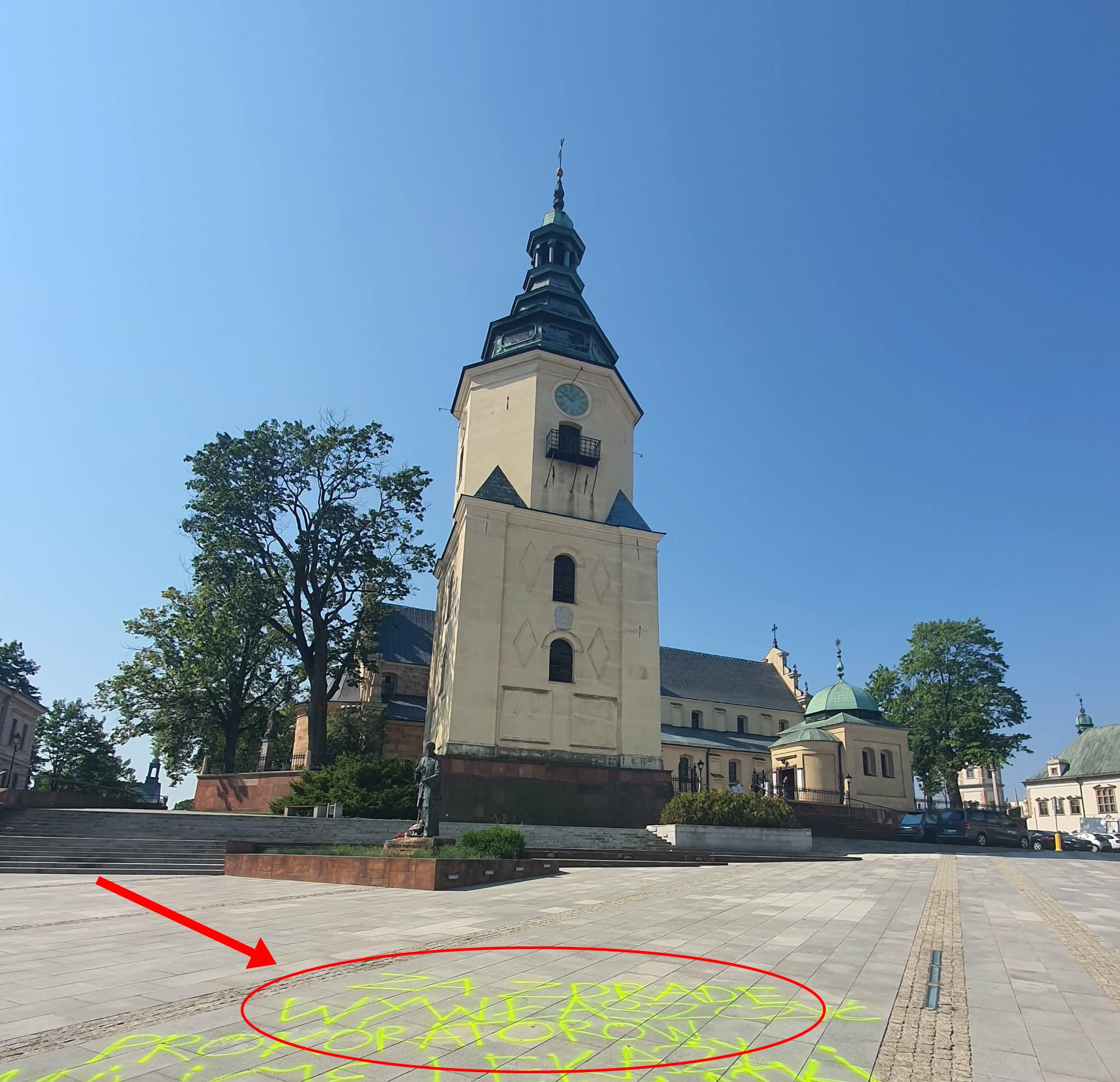 napisy katedra Kielce