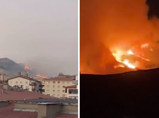 pożar w turcji ankara