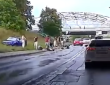 wypadek w Krakowie nagranie