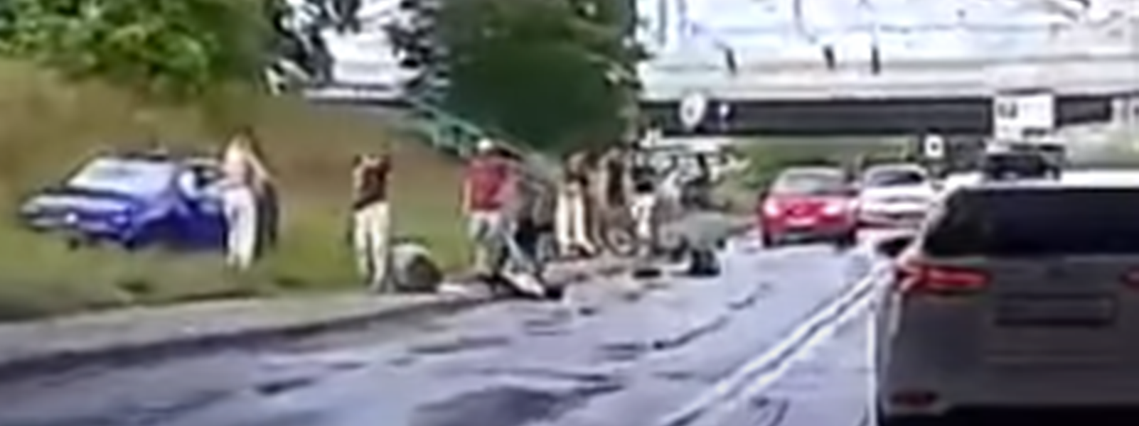 wypadek w Krakowie nagranie
