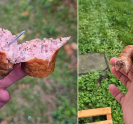 kiełbasa z gwoździami