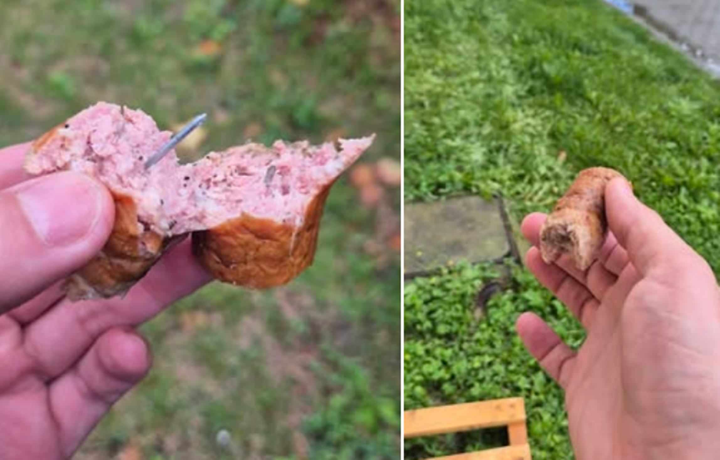 kiełbasa z gwoździami
