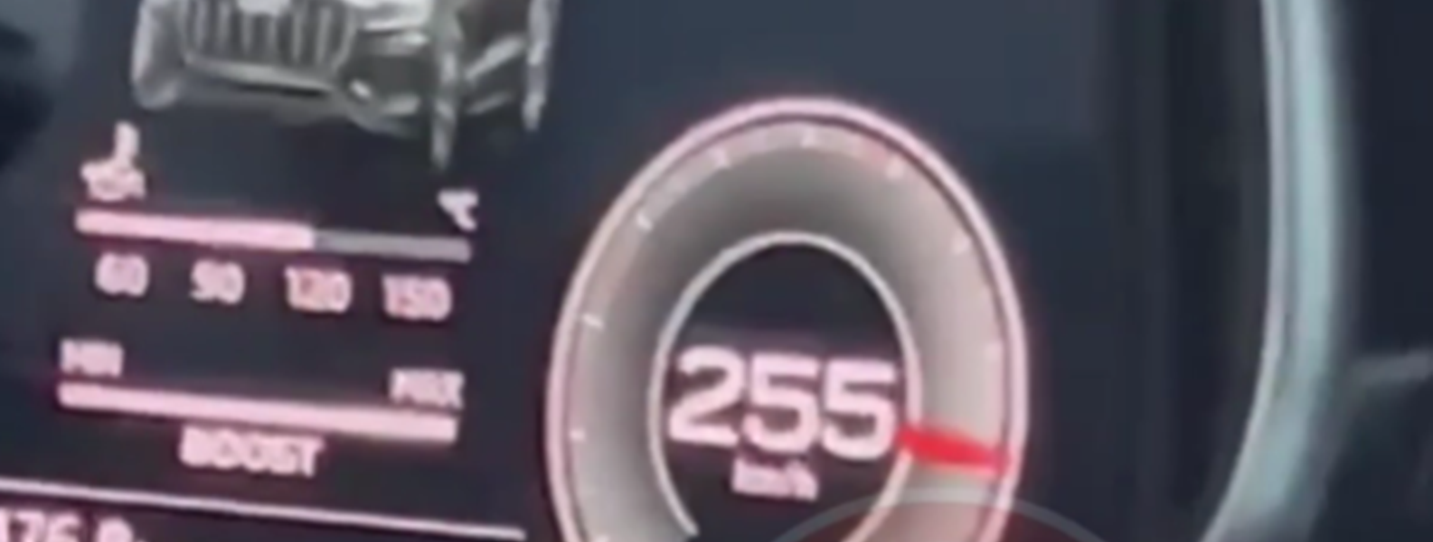 pędził 255 km