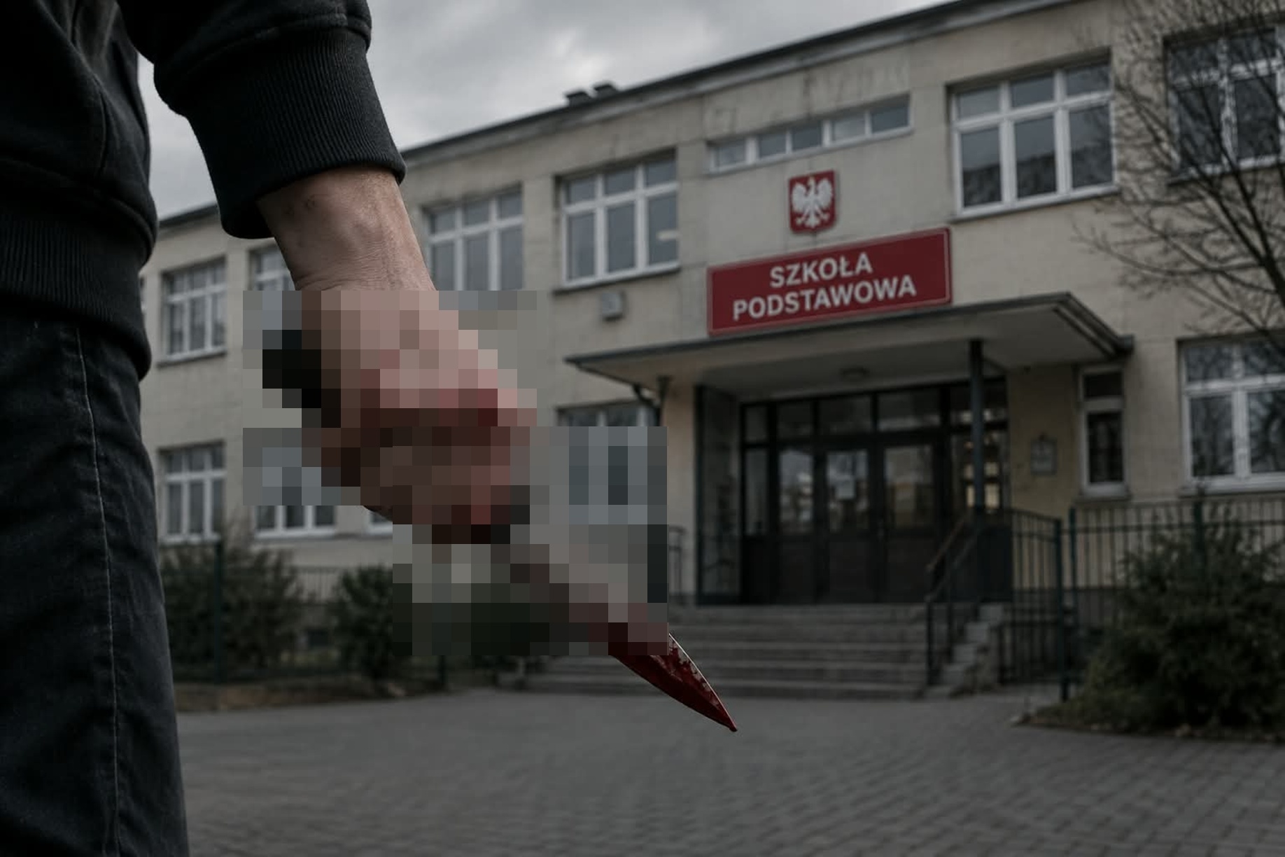 ataki w szkołach pod wyszkowem