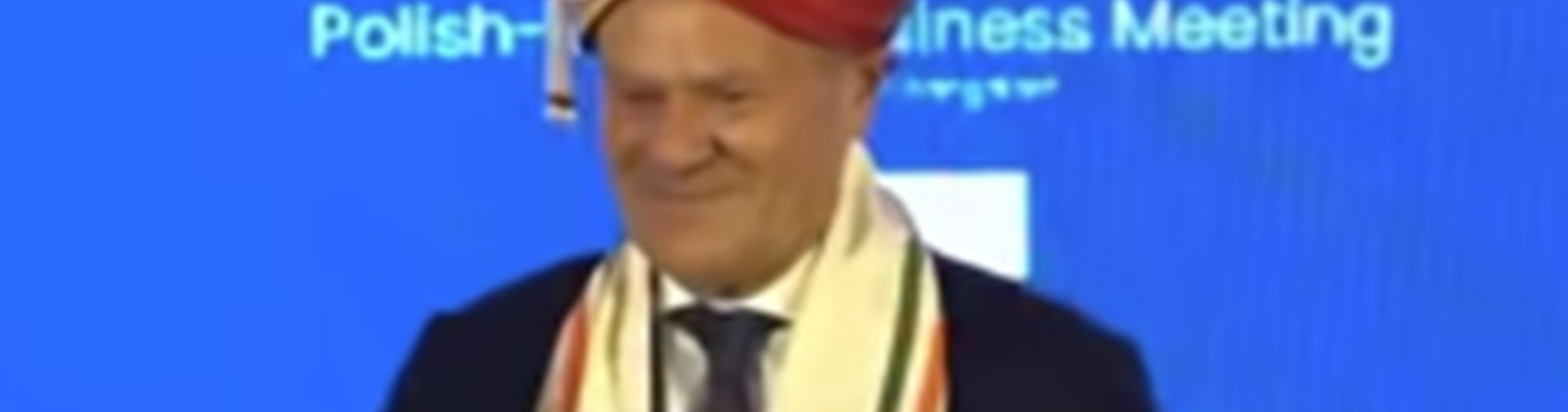 donald tusk w turbanie