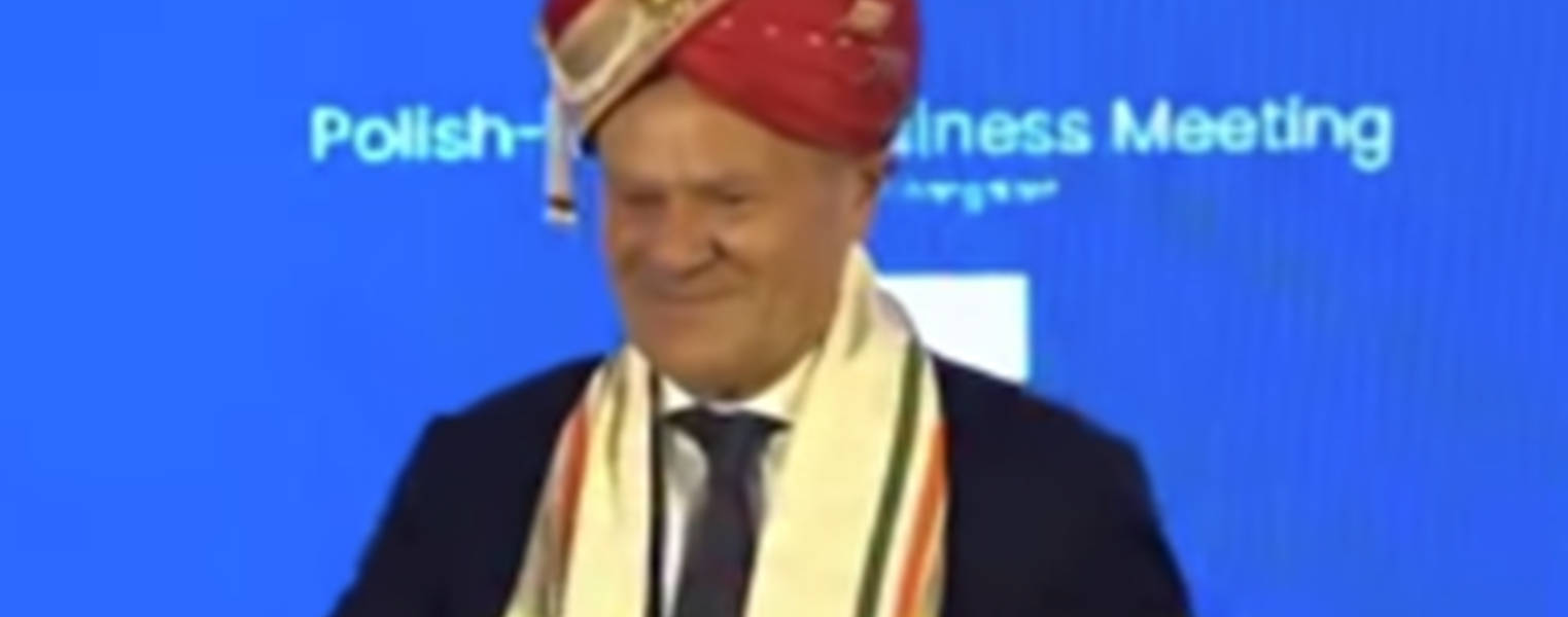 donald tusk w turbanie