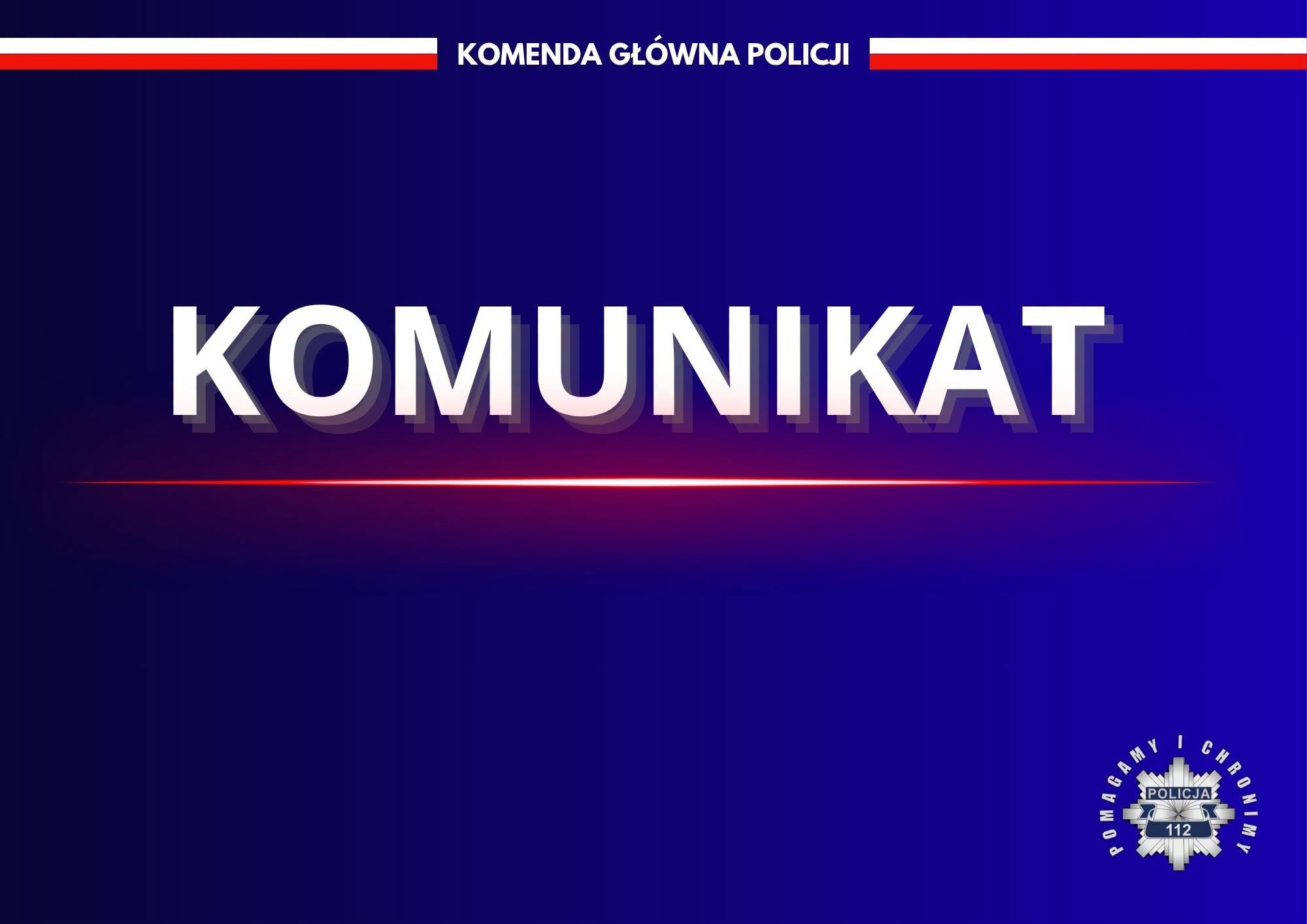 komunikat policji 12.10.2026